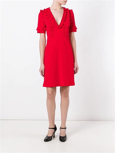 red ruffle cape dress gucci replica|gucci counterfeit.